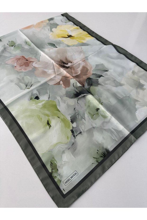 Arsel Moda Soft Cotton Shawl with Floral Pattern Lbd2103