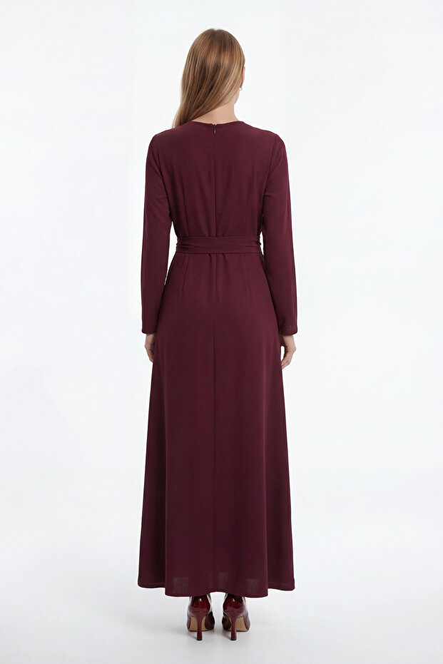 BORDO ELBİSE - 2