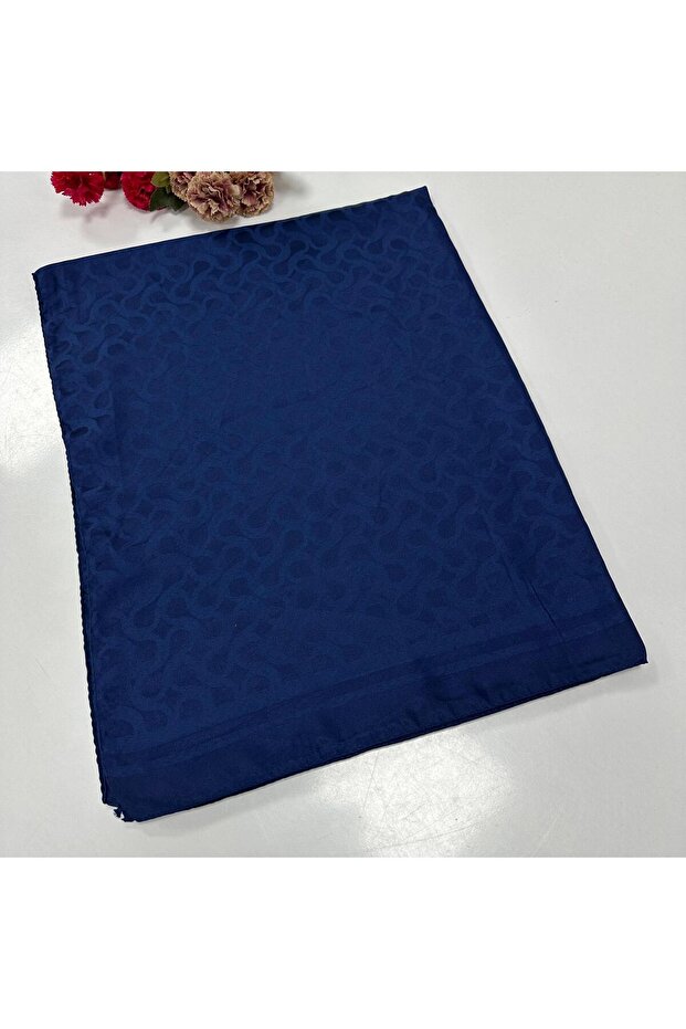 Polocraft Jacquard Shawl Navy Blue Series Jsl2403