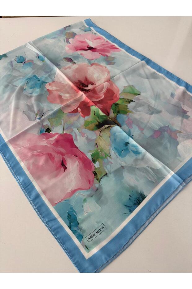 Arsel Moda Soft Cotton Shawl with Floral Pattern Lbd2117