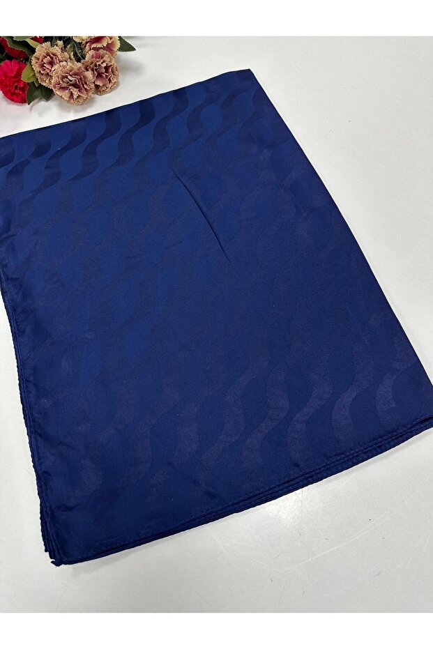 Polocraft Jacquard Shawl Navy Blue Series Jsl2412