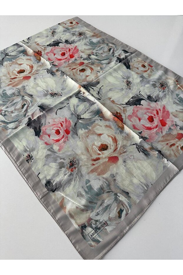 Arsel Moda Soft Cotton Shawl with Floral Pattern Lbd2008