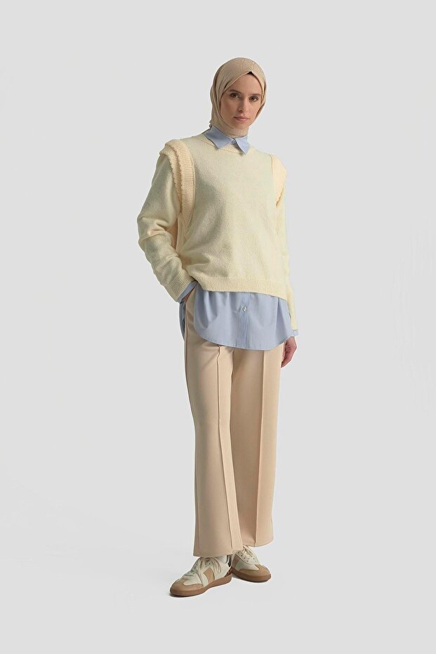 Basic Scuba Pantolon - Bej - 1