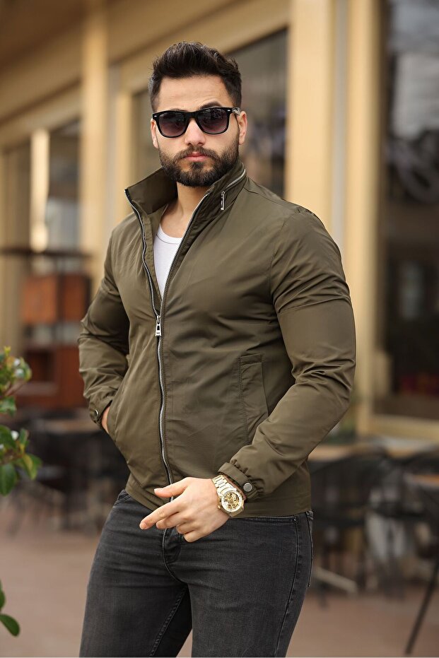 Men's Seasonal Stand-Up Collar Jacket