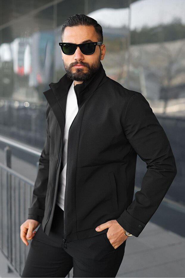 Men's Slim Stand Collar Seasonal Jacket