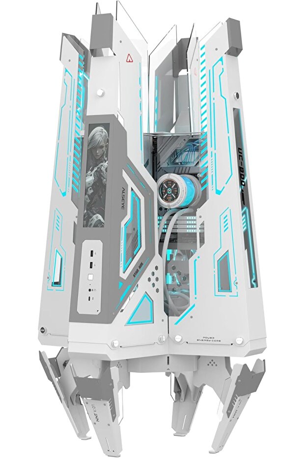 StarArk Full Tower Gaming PC Case LCD Screen