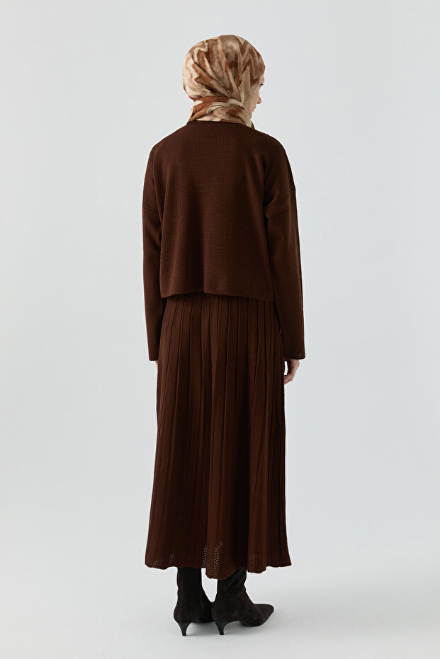 Triko Takım - Kahve - 5