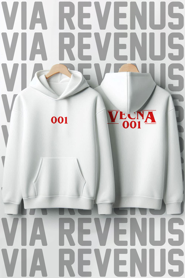 Vecna 001 Stranger Things Printed Unisex Oversize Hooded Sweatshirt Special Design Hoodie