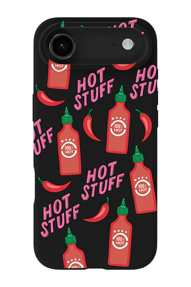 iPhone 17Air Compatible Hot Stuff Patterned Suede Inside Launch Phone Case - 1