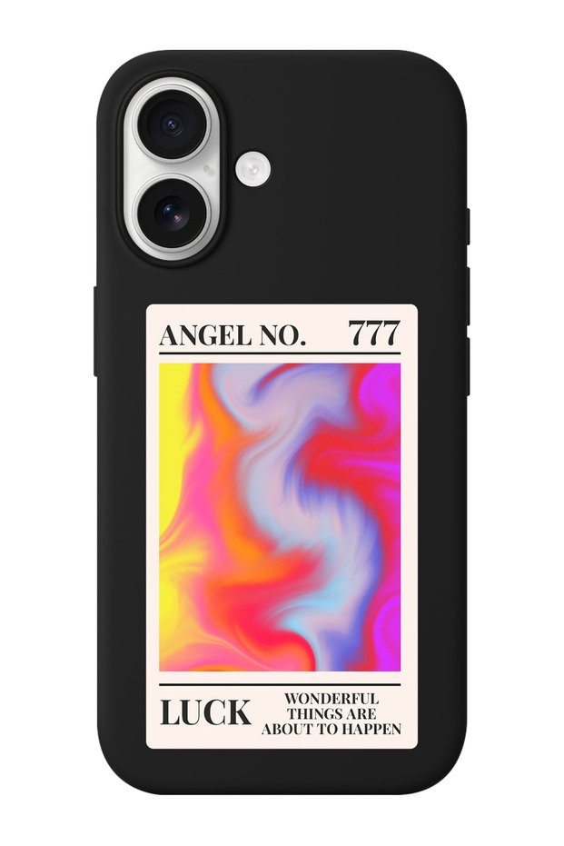 iPhone 17 Manifest Luck Patterned Suede Inside Launch Phone Case