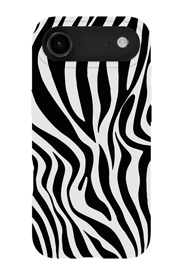 حافظة هاتف متوافقة مع iPhone 17Air بنمط حمار وحشي من الداخل مصنوعة من الجلد السويدي - 1