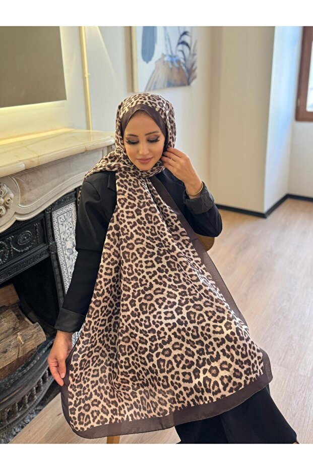 LEOPAR SOFT PAMUK ŞAL - 2