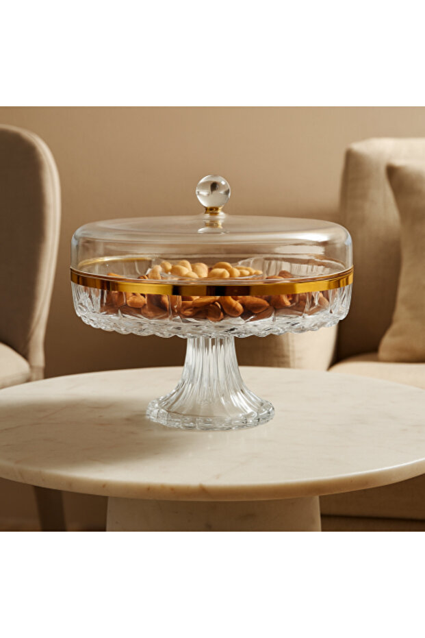 وعاء للمكسرات مع غطاء - 1