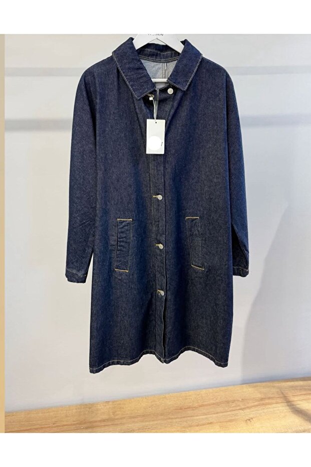 Rahat Denim Elbise - 3