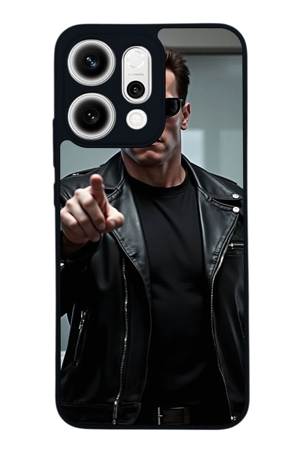 Oppo Reno 14 Compatible Terminator Design Glossy Premium Case