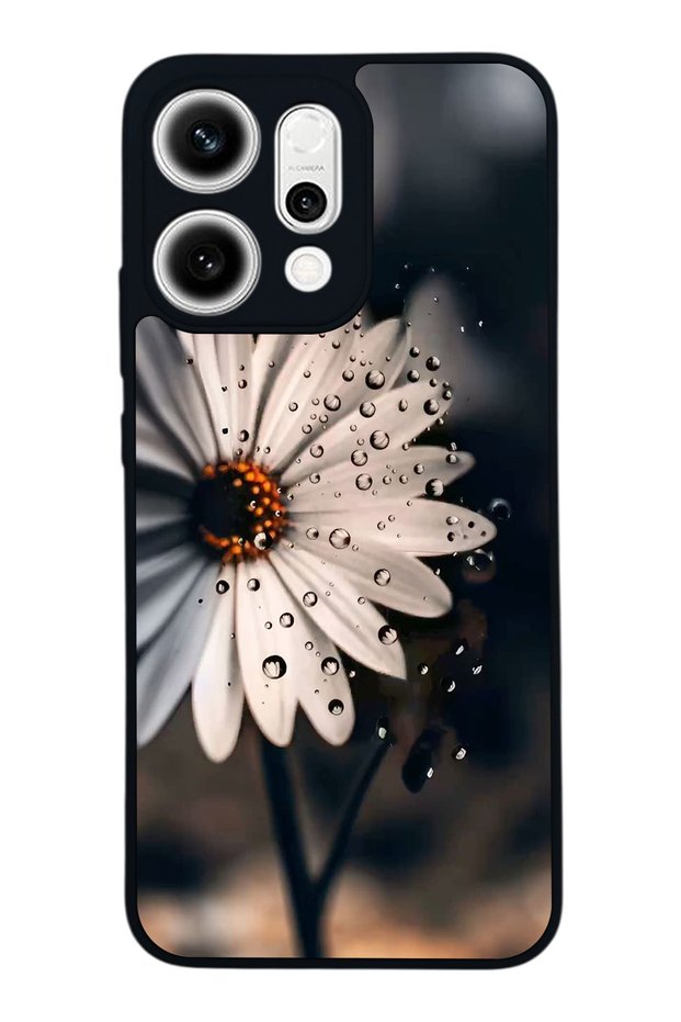 Oppo Reno 14 Compatible Cicek Design Glossy Premium Case