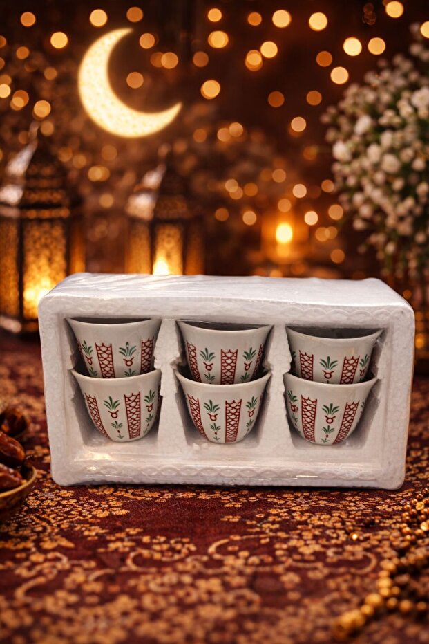 اكواب توزيعات بطباع تراثي مميز ( 12 حبة )