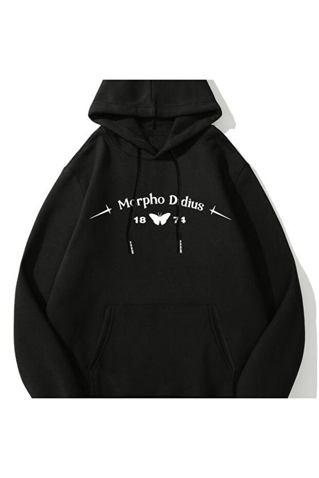 Unisex Black Oversize 3 Thread Raster Sweatshirt - Premium Quality High Resolution Printed