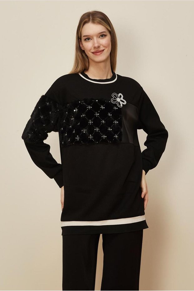 Faux Fur Detail Tunic 46181