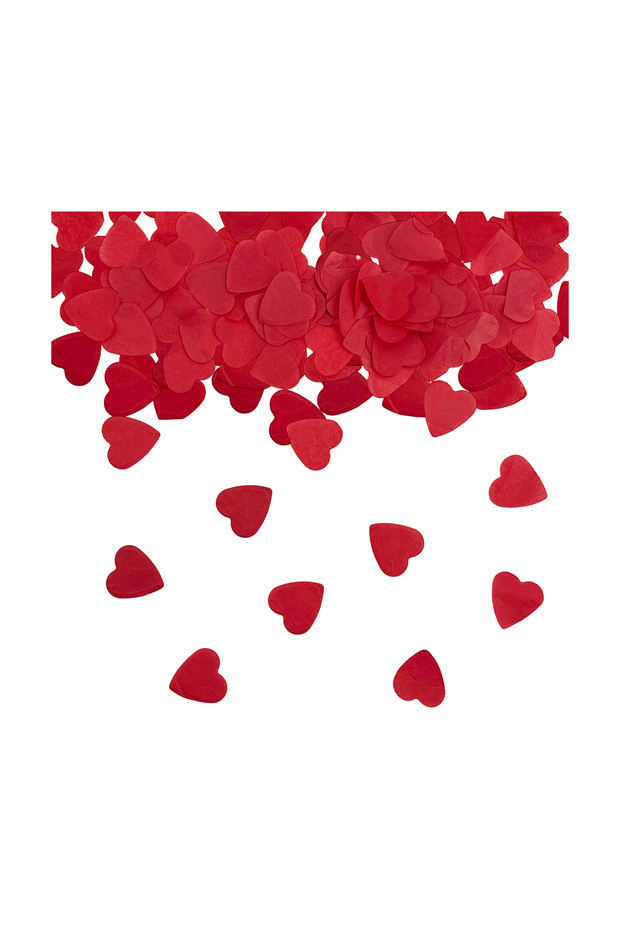 30g Red Heart Shape Confetti – Romantic Valentine’s Table Scatter for Décor