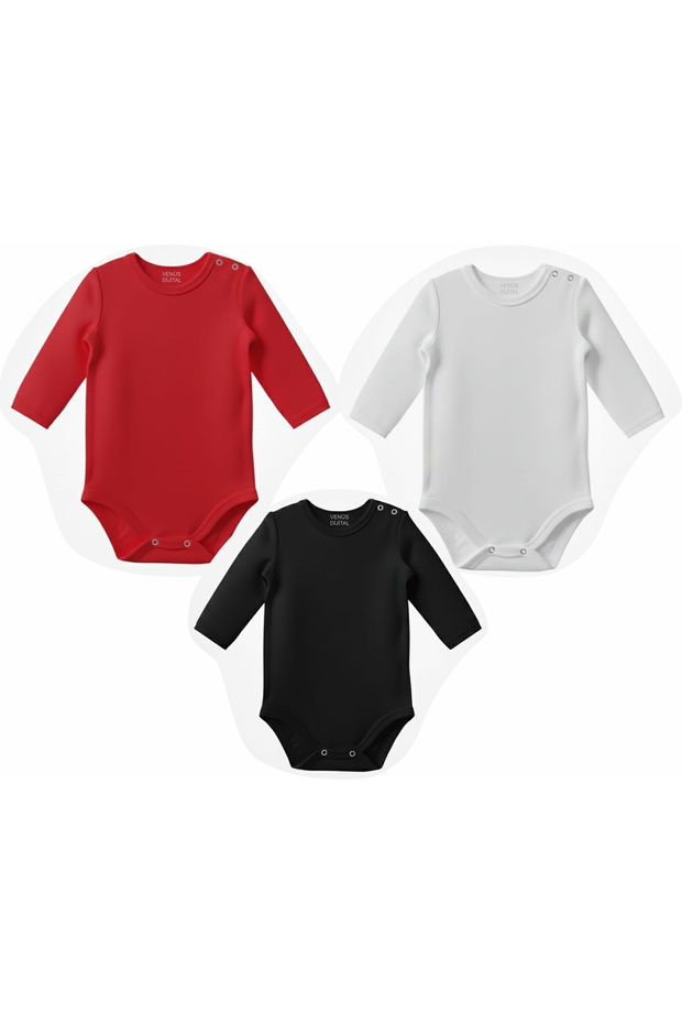 100% Cotton Baby Bodysuit Set of 3