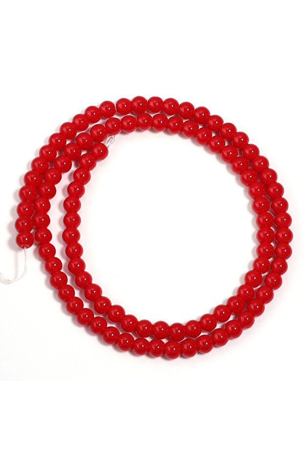 4mm approx 80pcs 4 6 8 10 12mm Red Coral Stone Beads Round Loose Spacer Beads for Jewelry Making DIY