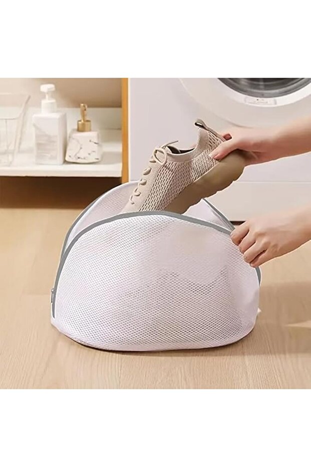 Mesh Laundry Bag for Washing Machine, Delicates Wash Bag with Zipper 18x12 Inch