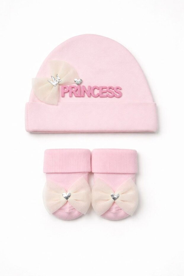 Baby Girl Hat & Socks Set