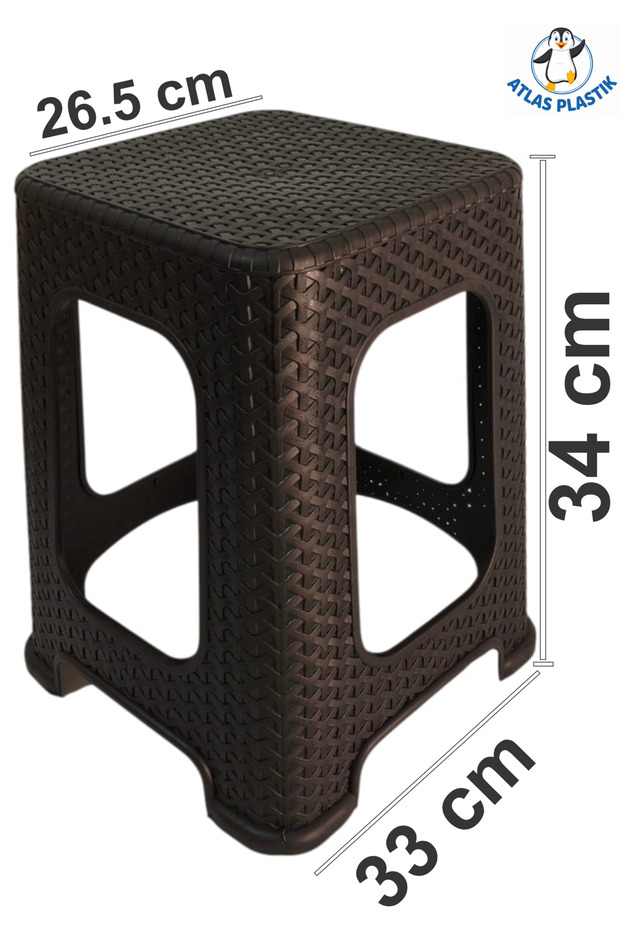 PLASTİK TABURE ORTA BOY 34 CM - 2