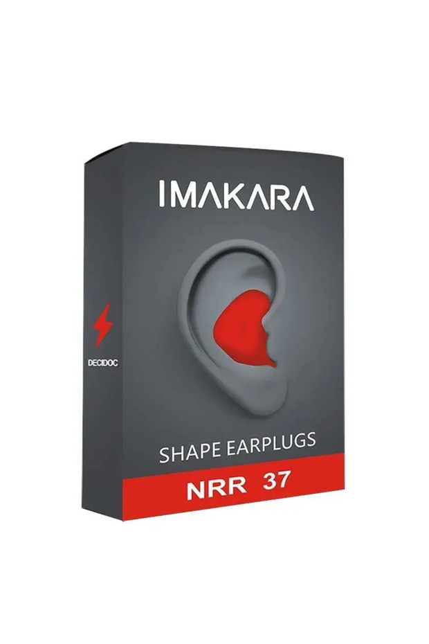 Red Anti-Noise Ear Plug Sound Insulation Ear Protection Earplugs Sleeping Plugs Waterproof Silicone