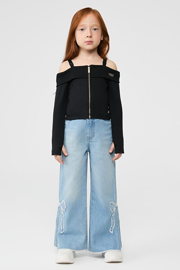 BG Store Girls' Black Blouse