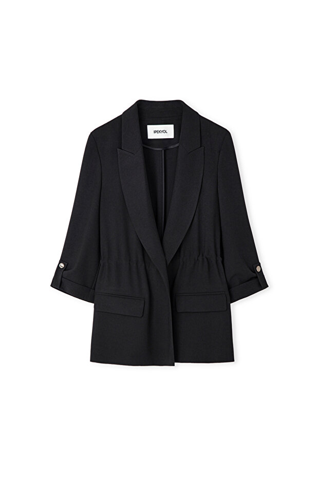 Belden bağlamalı blazer - 3