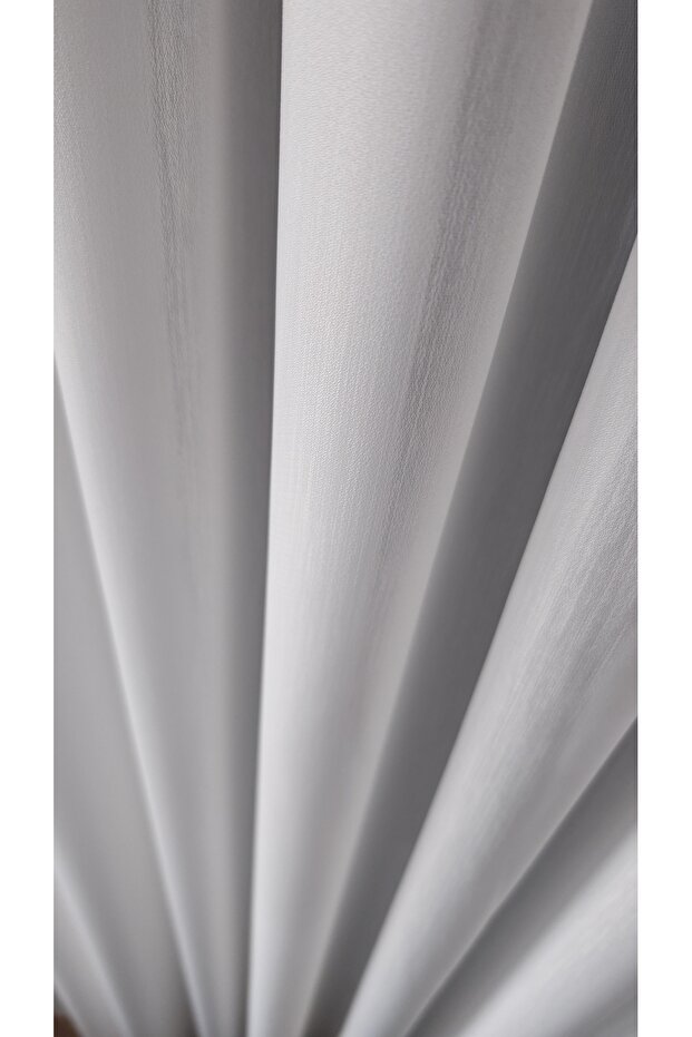 Crepe Plain Tulle Curtain Heavy Weight 1/3 Dense Pleats Wrinkle-Free No Ironing Required Suitable for Every Room Modern