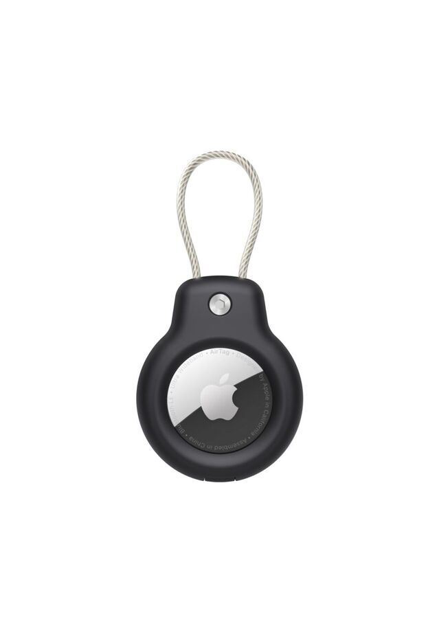 AirTag Rough Vein Protective Case Set - Black (2 Pack)