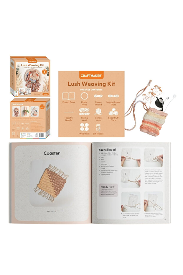 Craft Maker Lush Weaving Kit- Classic