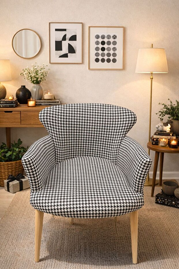 Figürlü Desenli Berjer - 1