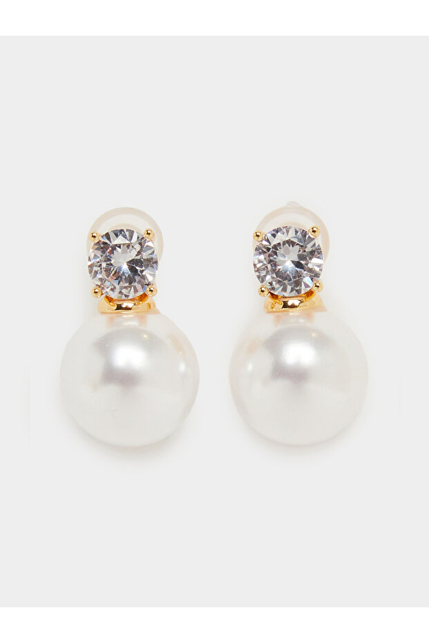 Drop Faux Pearl Earrings