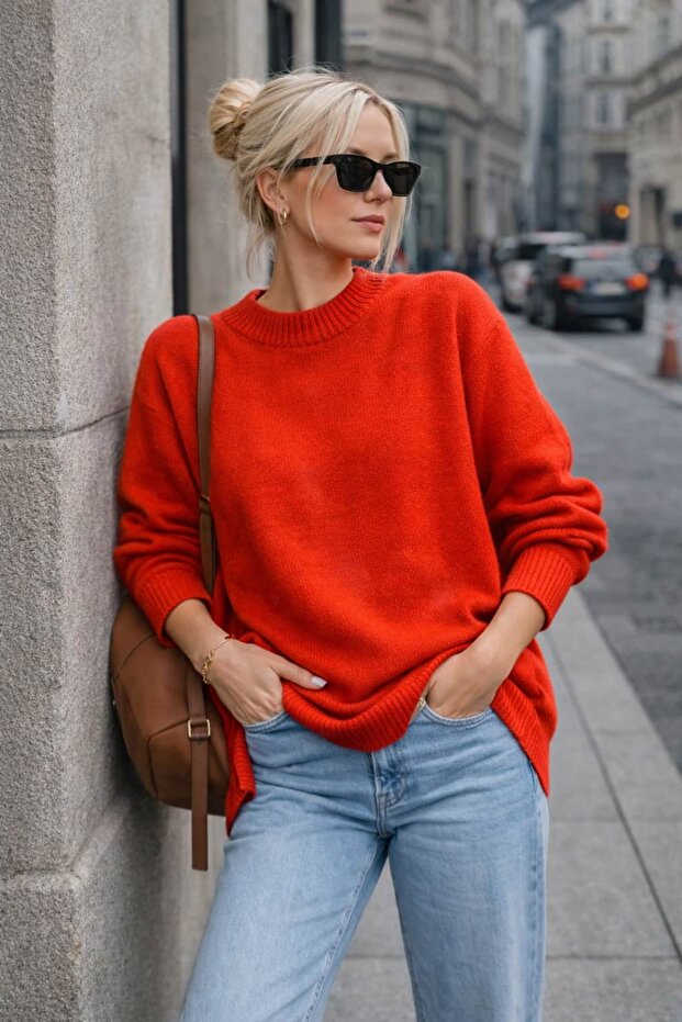 Meloni Long Basic Sweater M3252 - 1