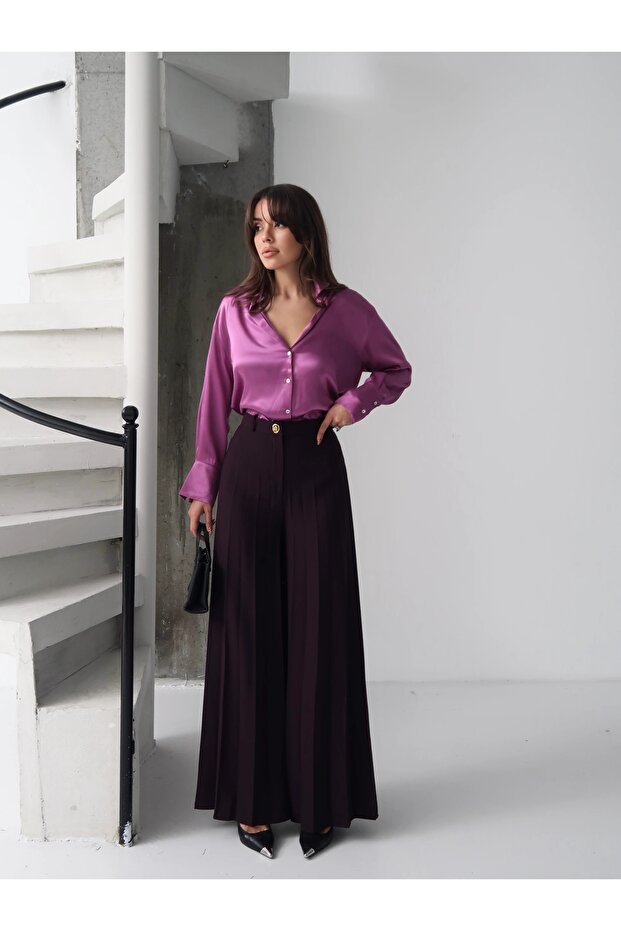 Mor Piliseli Pantolon - 2