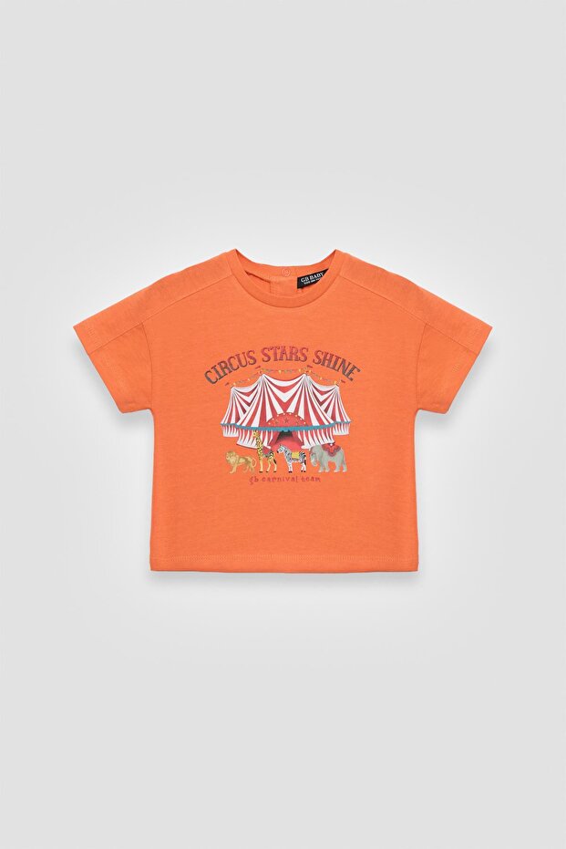 Bg Store Baby Boy Orange Tshirt