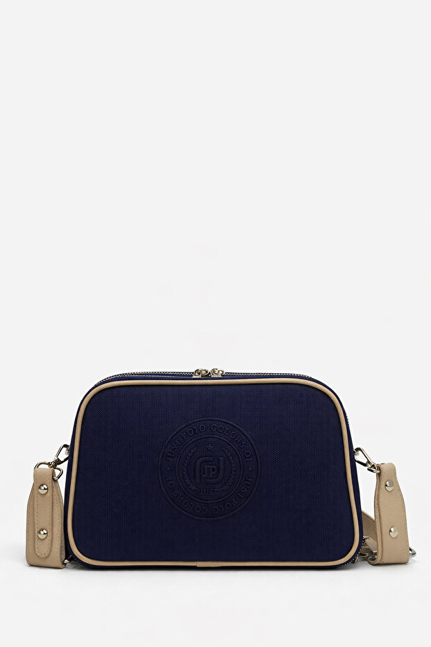 Crossbody Women's Bag Navy Blue-Stone 6000