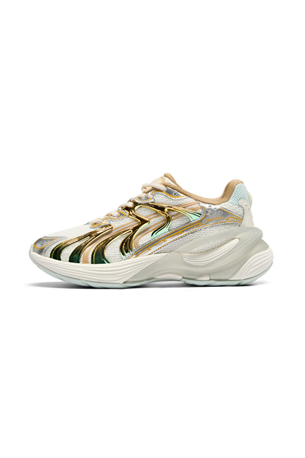 Womens Inverse Shimmer Sneakers - White