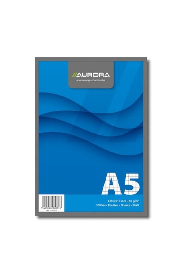 Stapled Notepad, A5, 100 Sheets - 60g/m², Microperforations, Office - Mathematics