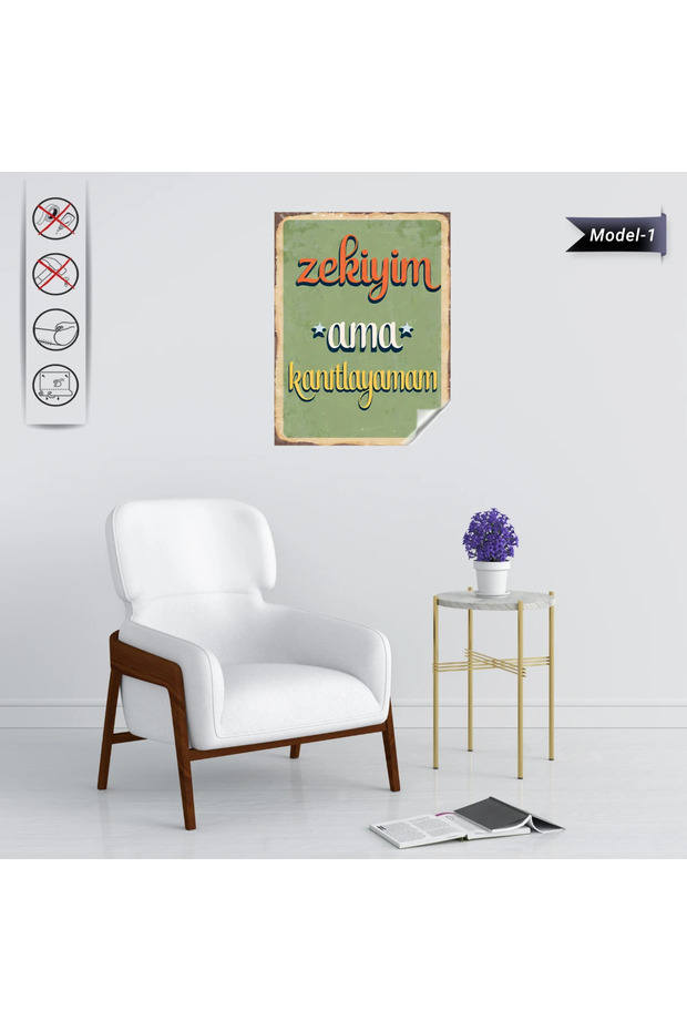 Static Cling Table - Poster Humor (Model -1)