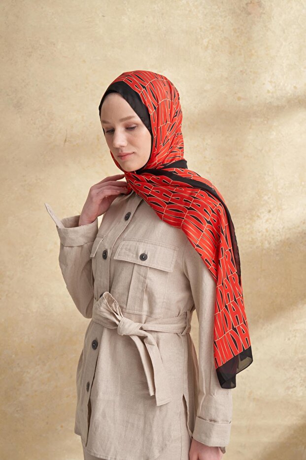 شال بنمط الفوال مستورد - 2