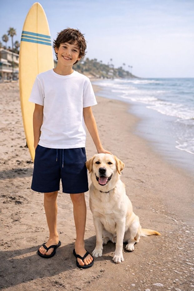 Dečije šortseve tamnoplave unisex |Devojčice - Dečaci| - 1