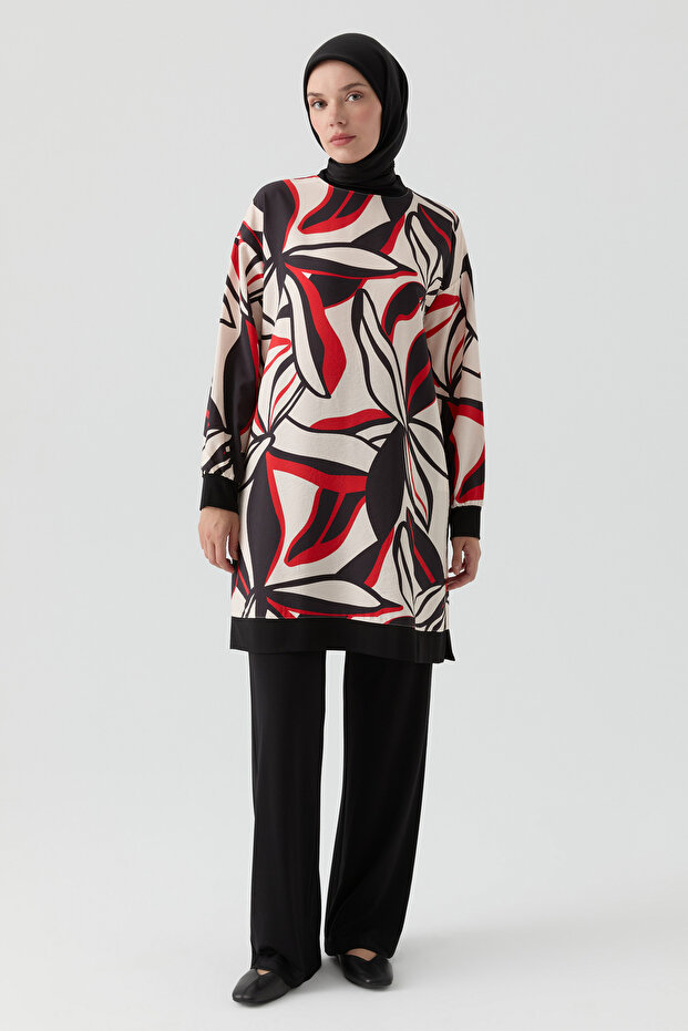 Cepli Örme Pantolon - Siyah - 1