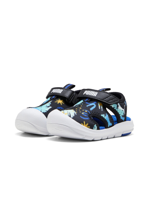 Baby Unisex Fun Racer Sandals - Black - 2