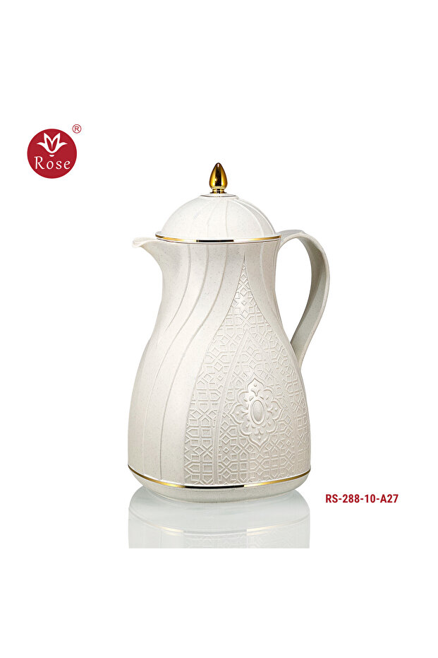 RS-288-ترمس لتر شاي بنقشة إسلامية روز ( 1000) مل