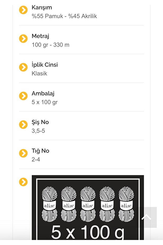 Cotton Gold 5*100gr - 2